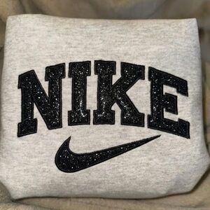 Nike Glitter Embroidered Sweater